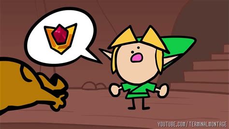 Why don't you eat the boulder (Zelda Animated) @TerminalMontage - YouTube