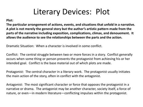 PPT - Literary Devices: Plot PowerPoint Presentation, free download ...