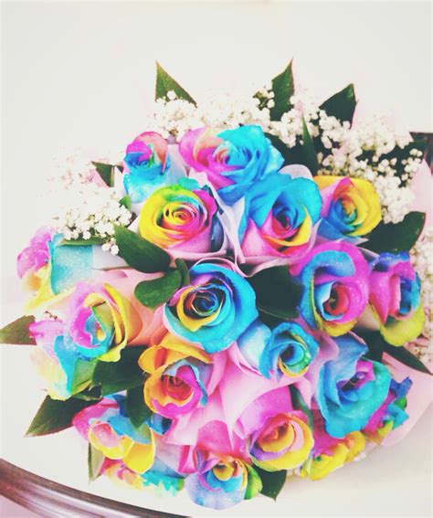 rainbow roses | Rose flower, Rainbow flowers