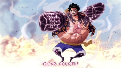 Anime One Piece Monkey D. Luffy Haki (One Piece) Gear Fourth Wallpaper ...