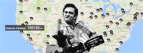 Johnny Cash has Been Everywhere! Go Through his Map Here | Faena