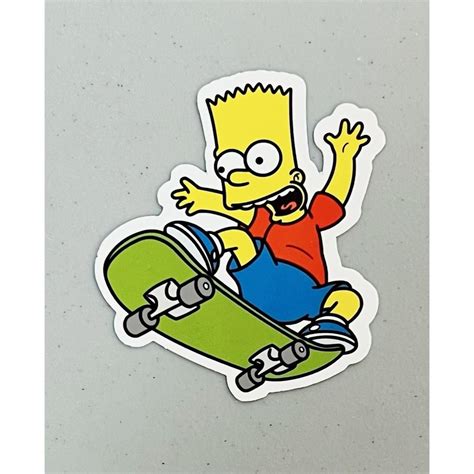 The Simpsons Skate Stickers | Mercari