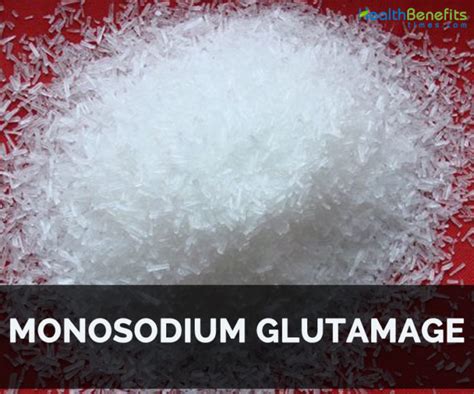 Monosodium glutamate Facts