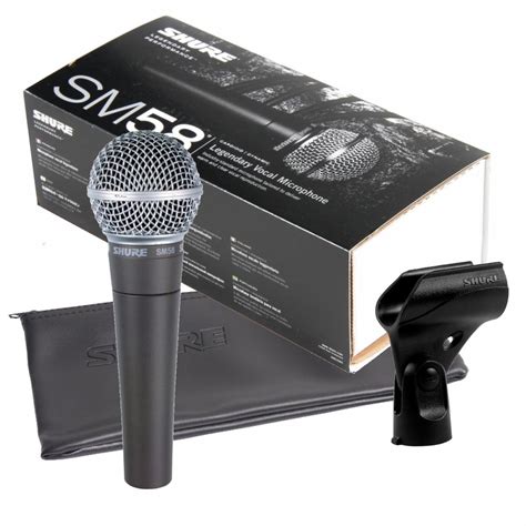 Shure SM58-LC Cardioid Dynamic Microphone