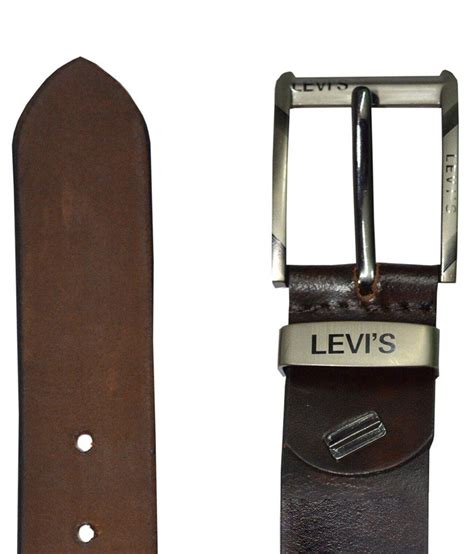 Levi's Brown Leather Belt: Buy Online at Low Price in India - Snapdeal