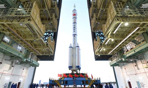 Combo of Shenzhou13 manned spacecraft and Long March 2F Y13 rolls out ...