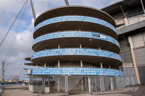 Part Of The Manchester City Football Stadium At Manchester England 2019 ...