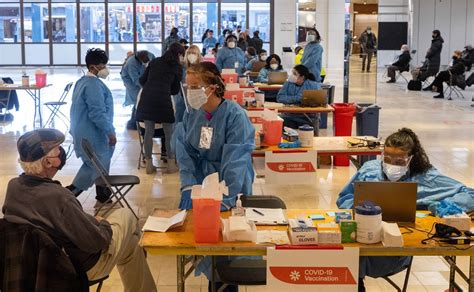 Day 1 of COVID-19 vaccinations underway at Eastfield Mall in ...