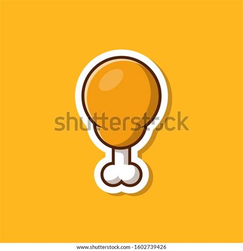 Chicken Wing Vector Icon Illustration Food Stock Vector (Royalty Free) 1602739426 | Shutterstock