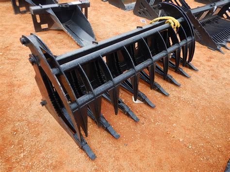 84" GRAPPLE RAKE Skid Steer Attachment