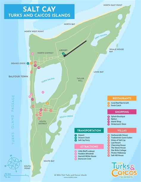 Map of Salt Cay | Visit Turks and Caicos Islands