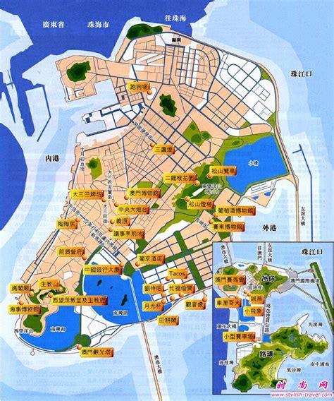 Macau Map, Map of Macau, Macau city map