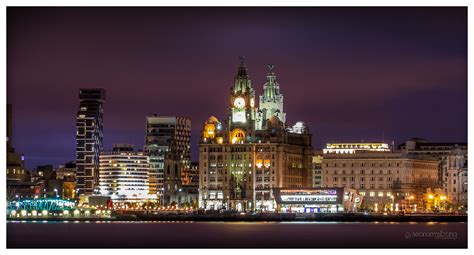 Liverpool Skyline at Night on Behance