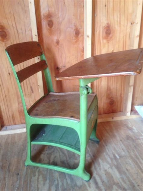 Vintage metal school desk for Sale in Jackson, TN - OfferUp | School desks, Vintage school desk ...