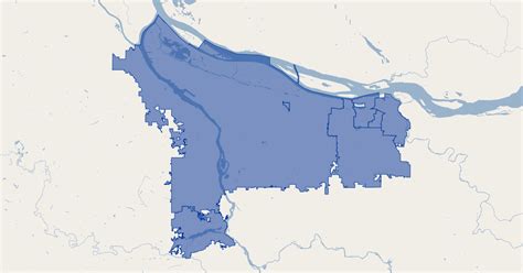 Multnomah County, OR City Boundaries | GIS Map Data | Multnomah County ...