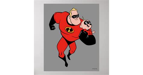 The Incredibles 2 | Mr. Incredible & Jack-Jack 2 Poster | Zazzle