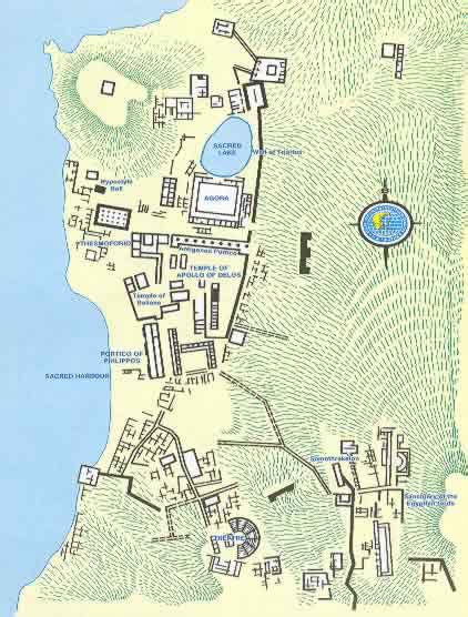 Map Plan: Ancient Delos