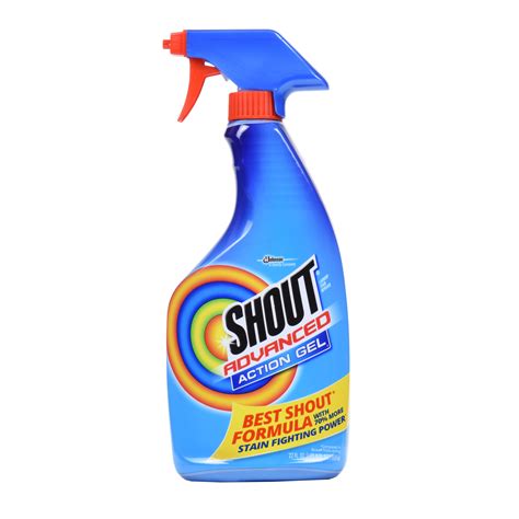 Shout Advanced Stain Lifting Foam Laundry Stain Remover Grease Busting ...