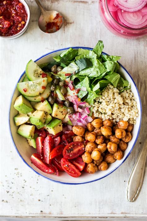 Vegan lunch bowl - Lazy Cat Kitchen