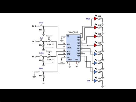 Testing 74HC595 Shift Register - YouTube