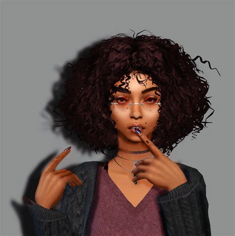 Best natural curly hair cc sims 4 - woret