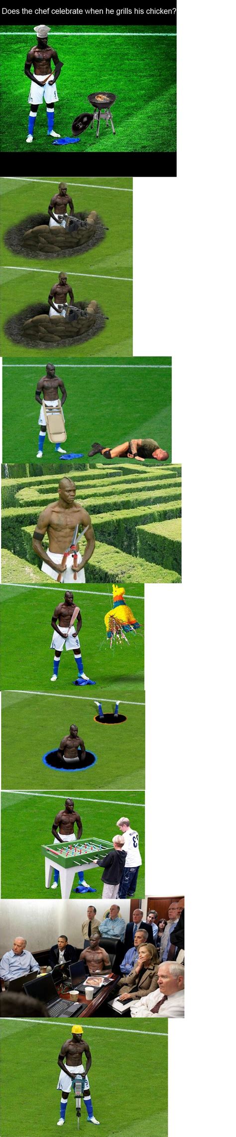 Mario Balotelli Celebration Photoshop Images - FootyBlog.net