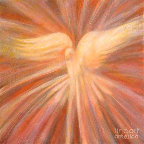 Holy Spirit Appearing As A Dove Painting by Kip Decker