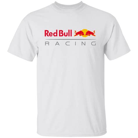 Red Bull Racing Merch Red Bull Racing Large Logo T-Shirt White Unisex ...