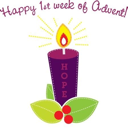 First Sunday of Advent Hope Clipart