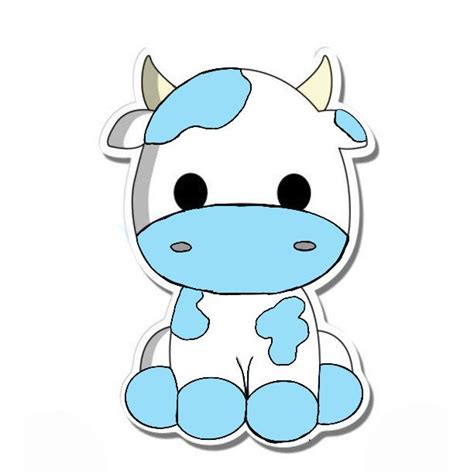 Blueberry cow | Cute doodles, Cute stickers, Cute cartoon drawings