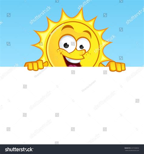 Funny Drawing Sun Vector Illustration Stock Vector (Royalty Free) 437258032