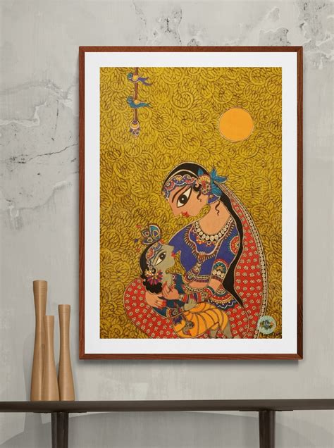 Yashoda Krishna | Original Artwork Online At Maya | Online Art Gallery