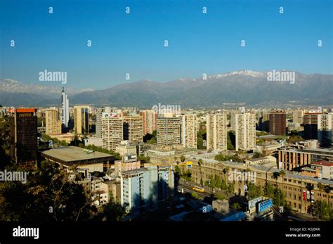 Santiago Chile skyline Stock Photo - Alamy