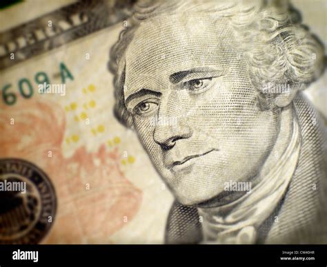 Close-up of ten dollar bill Stock Photo - Alamy