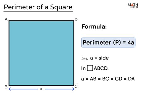 Perimeter Of Square Formula, Definition, Examples | vlr.eng.br