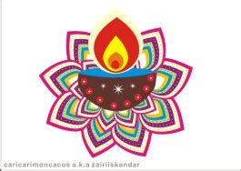 Vectorise Logo | DEEPAVALI (pelita+kolum) - Vectorise Logo