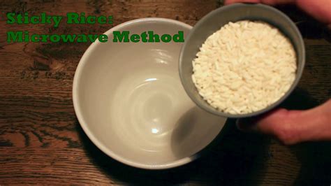 Sticky Rice: Microwave Method - YouTube