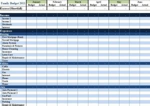 Excel Template Personal Budget