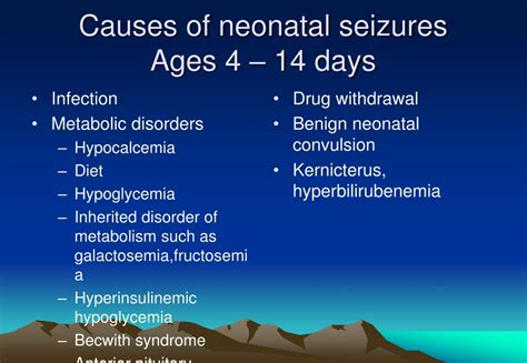 PPT - I. Neonatal Seizures PowerPoint Presentation, free download - ID ...