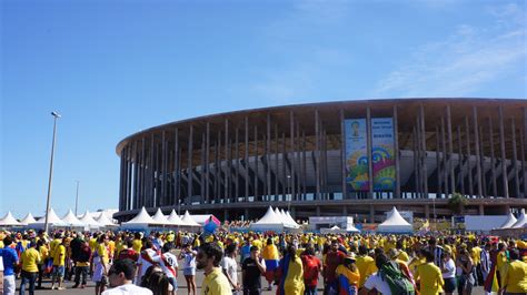 Free Images : architecture, structure, landmark, facade, football, convention center, brasilia ...