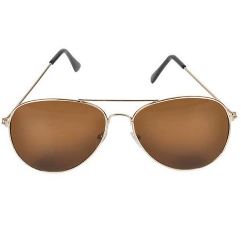 GR11813 Amber Lens Aviator Sunglasses