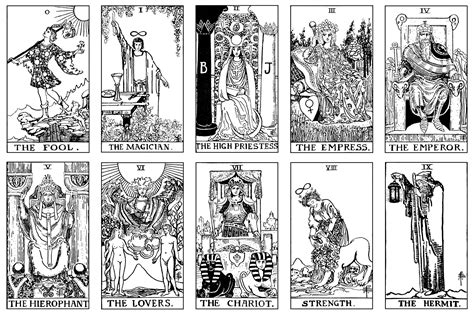 Tarot Coloring Pages