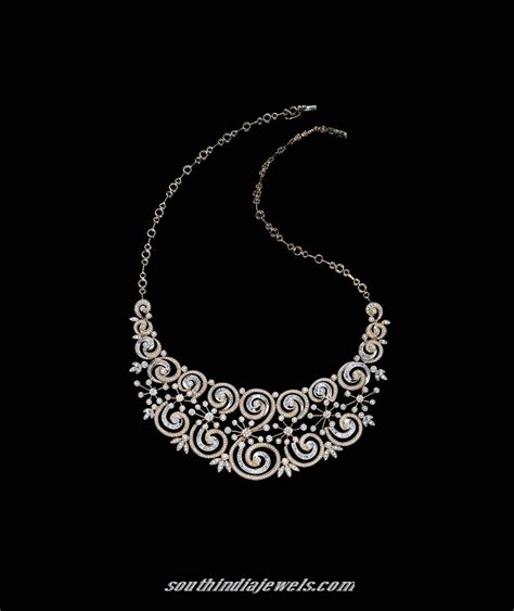 Tanishq new collection : Diamond necklace ~ South India Jewels