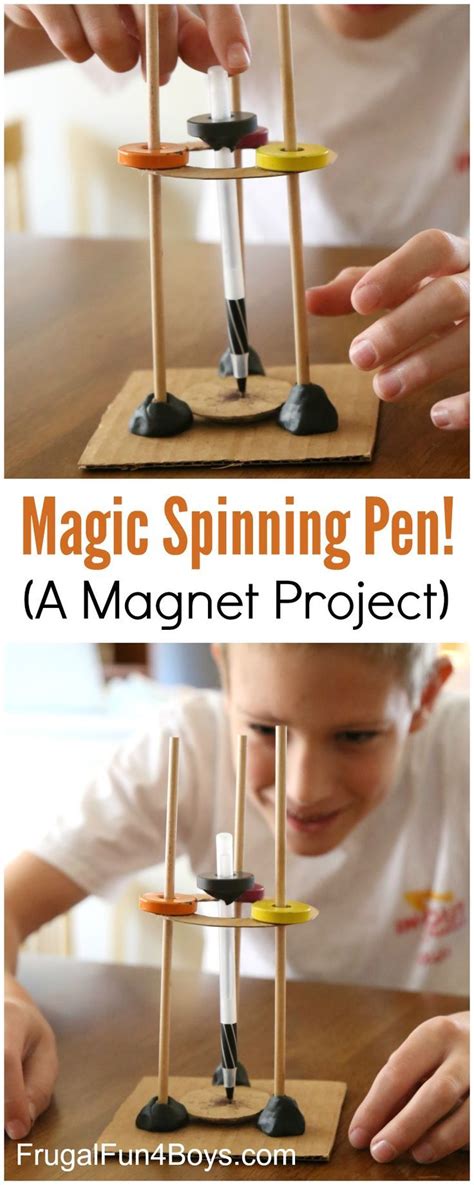 Magic Spinning Pen - A Magnet Science Experiment for Kids - Frugal Fun For Boys and Girls ...