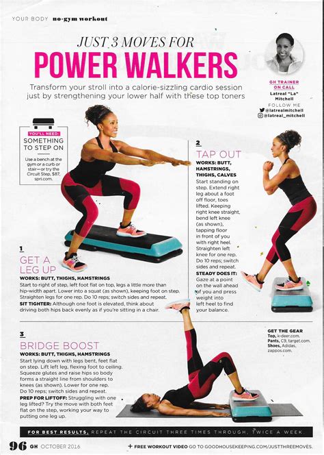 Power Walkers | Easy workouts, Workout challenge, Workout