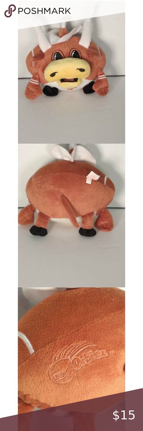 University of Texa Bevo Football Mascot Plush Longhorn Bull Orbiez 8" Plush NCAA | Bevo ...