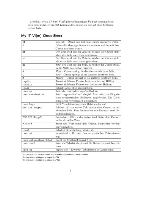 My-IT-Vi(m)-Cheat-Sheet | My-IT-Brain