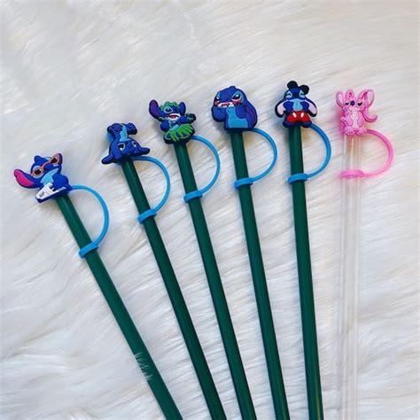 Stitch Straw Toppers Straw Accessories Straw Charms Works - Etsy