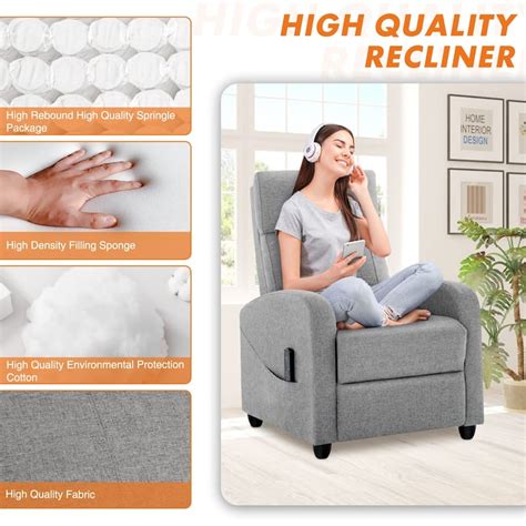 Recliner Chair with Lumbar Support for Living Room - On Sale - Bed Bath ...