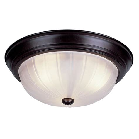 Thomas Lighting Harmony 2-Light Aged Bronze Ceiling Semi-Flush Mount Light-SL866262 - The Home Depot